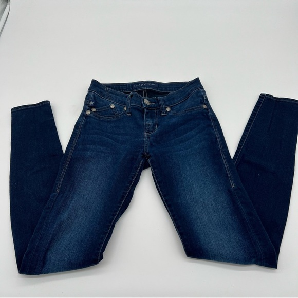 Rock & Republic Kashmiere Skinny Jeans – Dark Wash – Size 0M - Picture 2 of 11
